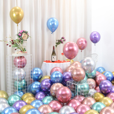 Chrome Balloons for Birthday Decorations